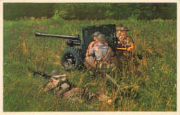 MILITARIA - Canon Anti Tank 6 Livres - Colorisé - Carte Postale Ancienne - Personnages