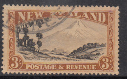 3s Used Mt Egmount, New Zealand 1936 - Used Stamps