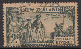 2s Used Captain Cook, New Zealand SG589, (Perf.,13½ X 13½) 1936 - Used Stamps