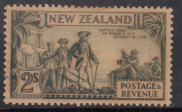 2s Used Captain Cook, New Zealand SG589, (Perf.,13½ X 13½) 1936 - Gebraucht