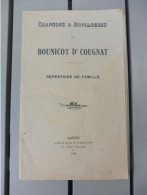 Chansons Et Monologues De Bounicot D'cougnat, Saintes 1916 (saintongeais) - Poitou-Charentes