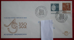 FDC E64 64 Universiteit Groningen NVPH 816-817 (Mi 822-823) 1964 NEDERLAND NIEDERLANDE NETHERLANDS - FDC