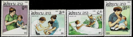 LAOS 1985 Mi 874-877 HEATH CARE MINT STAMPS ** - Laos