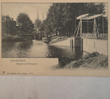 Deventer  (Ov.) Bergkerk Met Raamgracht  Ca 1900 - Deventer