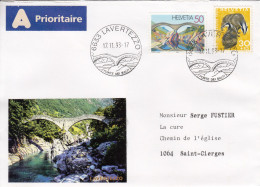Pont  Antique Du Lavertezzo /Marcophilie / Lettre Unique Fait Main / Mail-art - Otros (Tierra)