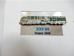 Beau Pin's , Transport Train , Locomotive à Vapeur , SNCF , 232 UI , France 1949 - Transports