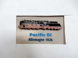 Beau Pin's , Transport Train , Locomotive à Vapeur , Pacific 01 , Allemagne 1926 - Transports