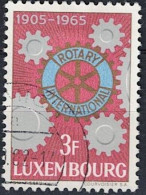 Luxemburg - 60 Jahre Rotary International (MiNr: 709) 1965 - Gest Used Obl - Gebraucht