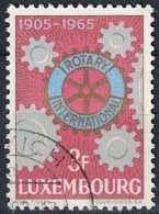 Luxemburg - 60 Jahre Rotary International (MiNr: 709) 1965 - Gest Used Obl - Gebraucht