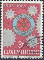 Luxemburg - 60 Jahre Rotary International (MiNr: 709) 1965 - Gest Used Obl - Usados