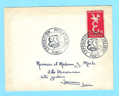 Europa 1173 Cachet Exposition - 1958