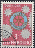 Luxemburg - 60 Jahre Rotary International (MiNr: 709) 1965 - Gest Used Obl - Usados