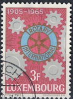 Luxemburg - 60 Jahre Rotary International (MiNr: 709) 1965 - Gest Used Obl - Usati