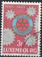 Luxemburg - 60 Jahre Rotary International (MiNr: 709) 1965 - Gest Used Obl - Gebraucht