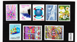 CDEX/21 UNO GENF 1983  MICHL  111/18 ** Postfrischer JAHRGANG ZÄHNUNG SIEHE ABBILDUNG - Unused Stamps