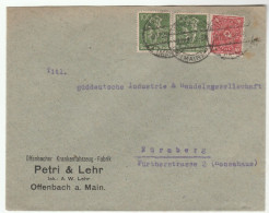 1922 Offenbach AMBULANCE FACTORY COVER Germany Stamps Health Medicine - Erste Hilfe