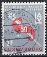 Luxemburg - 50 Jahre Arbeitergewerkschaft (MiNr: 723) 1966 - Gest Used Obl - Usati