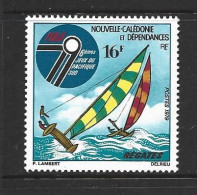 New Caledonia 1979 Fiji South Pacific Games 16 Fr Yacht Single  MNH - Ongebruikt