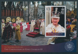 BAT Stamps 2023 MNH King Charles III Coronation Royalty 1v M/S - Ongebruikt