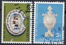 Luxemburg - 200 Jahre Fayence (MiNr: 754/5) 1967 - Gest Used Obl - Oblitérés