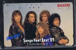 Télécartes Carte Telephonique Phonecard Japon Japan  Telecarte Theme Vedette Bon Jovi - Characters