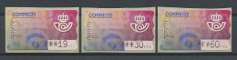 ESPAGNE 1996 DISTRIBUTEURS Série N° 11 ** 3 Valeurs Neufs MNH Superbes C 3 € Emblème Postal Cor Musique - Machine Labels [ATM]