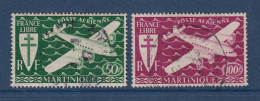 Martinique - YT PA N° 4 Et 5 - Oblitéré - Poste Aérienne - 1945 - Airmail