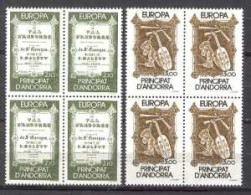 Andorra -Franc 1985 Europa. Y=339-40 E=360-61 (**) Bl - 1985