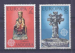 Andorra - 1974, Europa Ed 89-90 (**) - 1974