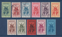 Martinique - Taxe - YT N° 12 à 22 - Neuf Avec Charnière Et Oblitéré - 1933 - Impuestos