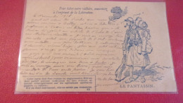 WWI CARTE DE FRANCHISE MILITAIRE Illustrée LE FANTASSIN 6 NOV 1918 - Cartas & Documentos