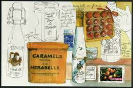 Feuillet Provenant Du Carnet De Voyage De 2006 "La France à Vivre" Avec Timbre "La Mirabelle" Neuf - Alimentation