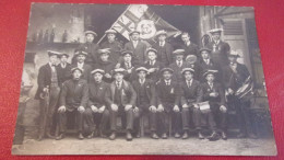 WWI CARTE PHOTO CLASSE 1916 CONSCRIT DRAPEAU POUR LA CIVILISATION POUR LA PAIX / PACIFISME GUERRE 1914 - Guerre 1914-18