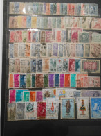 Espagne Collection , 130 Timbres Obliteres Anciens - Collections