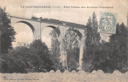 LA CHATAIGNERAIE   PONT VIADUC   TRAIN - La Chataigneraie