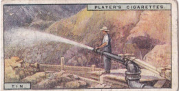 Products Of The World 1927 - Players Cigarette Cards -  46 Tin Mining, Tasmania - Player's
