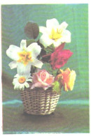 Pocket Calendar, Flowers In Pot, 1990 - Small : 1981-90