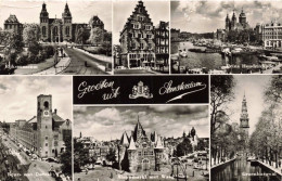 PAYS BAS - Groeten Wit Amsterdam - Carte Postale Ancienne - Amsterdam