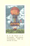 Pocket Calendar, Men On Balloon, 1989 - Small : 1981-90