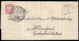 1924 BAYERN GEDRUCKTER EINLADUNGSBRIEF 30 PHILATELISTENTAG 1924 MÜNCHEN SONDERSTEMPEL UNGEÖFFNET - Briefmarkenausstellungen