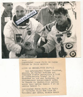 Photographie De Presse 1965 -astronaute Cosmonaute -Après Le Rendez-vous Spatial Thomas Stafford Walter Schirra-Gemini - Asie