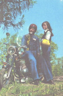 Pocket Calendar, Estonian Insurance, Man And Lady With Motorbike, 1989 - Small : 1981-90