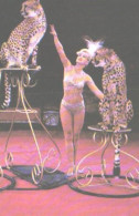 Pocket Calendar, Soviet Circus, Cheetahs And Lady, 1989 - Small : 1981-90