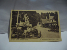 TESSE LA MADELEINE  61 ORNE LE MONUMENT AUX MORTS PIERRE SCULPT CPA 1919 - Monuments Aux Morts