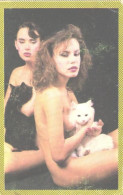 Pocket Calendar, Half Nude Ladies With Cats, 1989 - Small : 1981-90