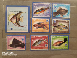 1988 Kampuchea	Fishes (F27) - Kampuchea