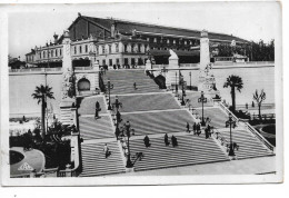 L100N164 - Marseille - L' Escalier Monumental De La Gare St Charles - CAP Réal Photo  N°40 - Bahnhof, Belle De Mai, Plombières