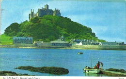 CORNWALL, ST MICHAEL'S MOUNT AND FERRY, SEA, UNITED KINGDOM - St Michael's Mount