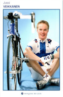 Carte Cyclisme Cycling サイクリング Format Cpm Equipe Cyclisme Pro Française Des Jeux 2007 Jussi Veikkanen Finlande Sup.Etat - Radsport