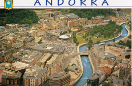 ANDORRA, VUE AERIENNE COULEUR  REF 10410 STM - Other & Unclassified